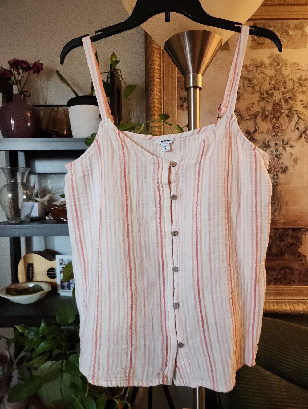 Sonoma Goods for Life Striped Cami Size L
